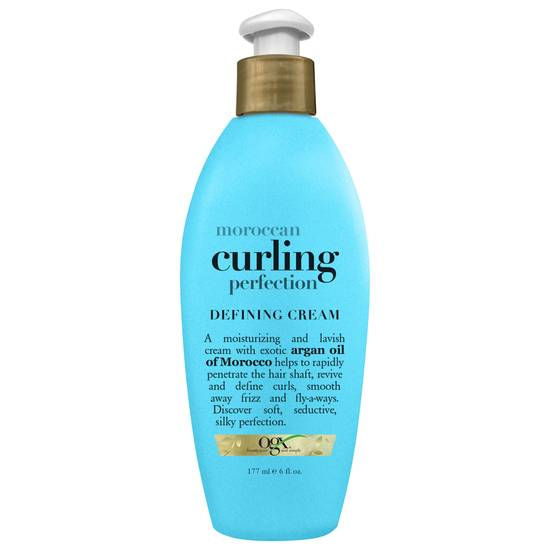 Ogx Moroccan Curling Perfection Defining Hair Cream (6 oz)