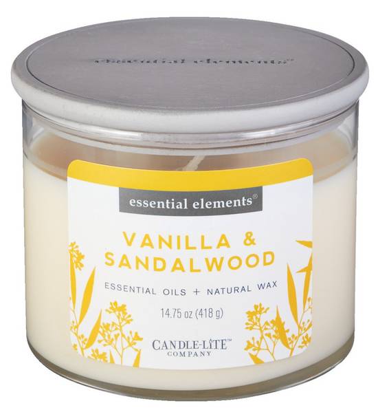 Candle-Lite Vanilla & Sandalwood Candle (418 g)