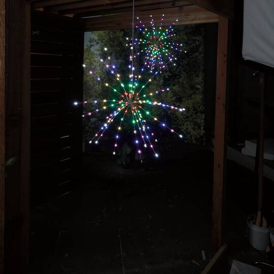 Multicolor Led Hanging Starburst Light By Ashland