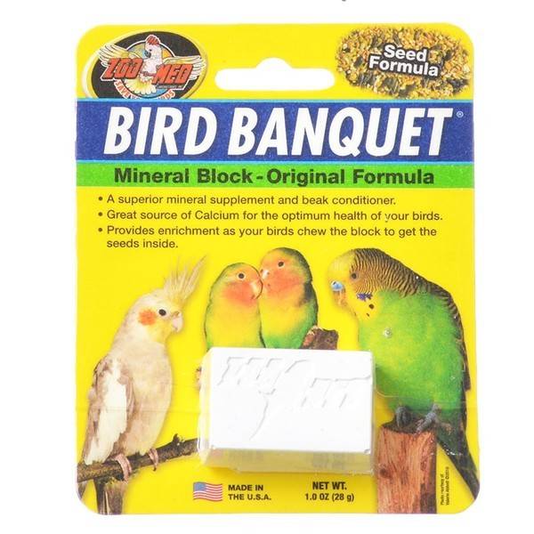 Zoo Med Bird Banquet Mineral Block, Small