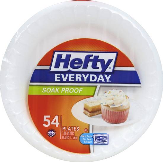 Hefty Everyday Soak Proof Plates (54 plates)