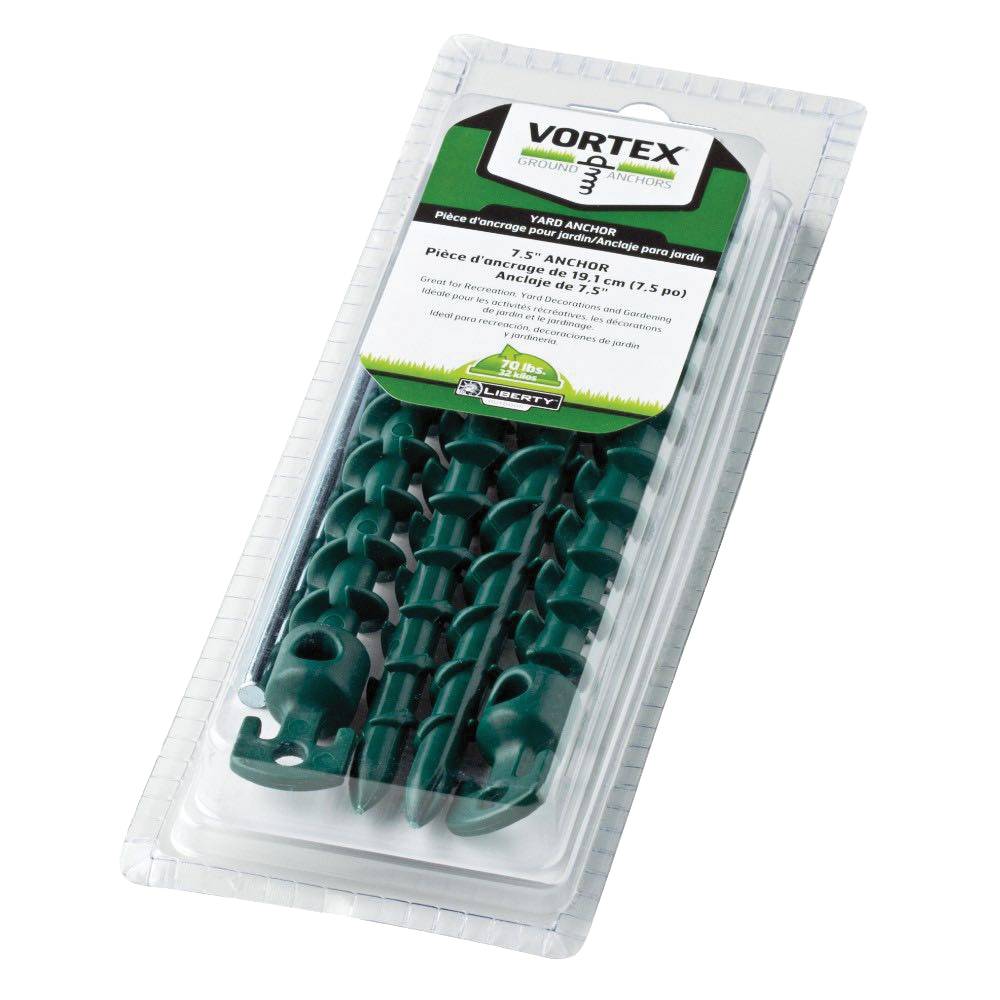 VORTEX 4-Pack 7.5-in Plastic Multipurpose Landscape Stake | ANCBPS7-HSG-L