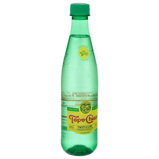 Order Topo Chico Carbonated Mineral Water Twist of Lime (15.5 oz) food online from Rite Aid store, Shawnee on bringmethat.com