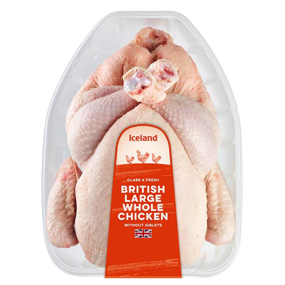 Iceland British Large Whole Chicken 1.7kg