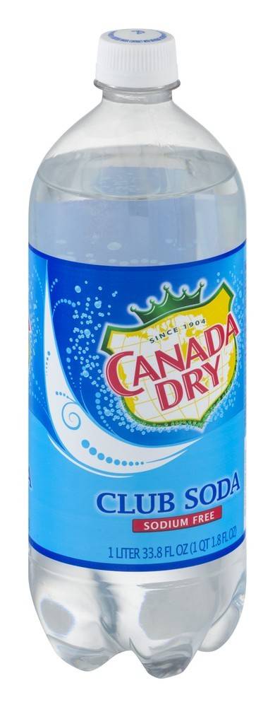 Canada Dry · Club soda sodium free (1 L)