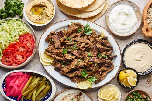 Beef Shawarma Wrap