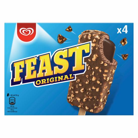 Feast Original Chunky Chocolate Ice Cream Stick (4ct )