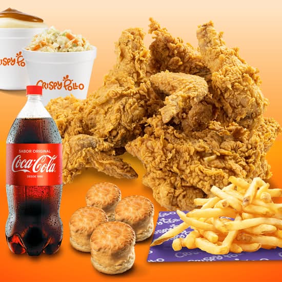 Combo 8 pz + refresco familiar