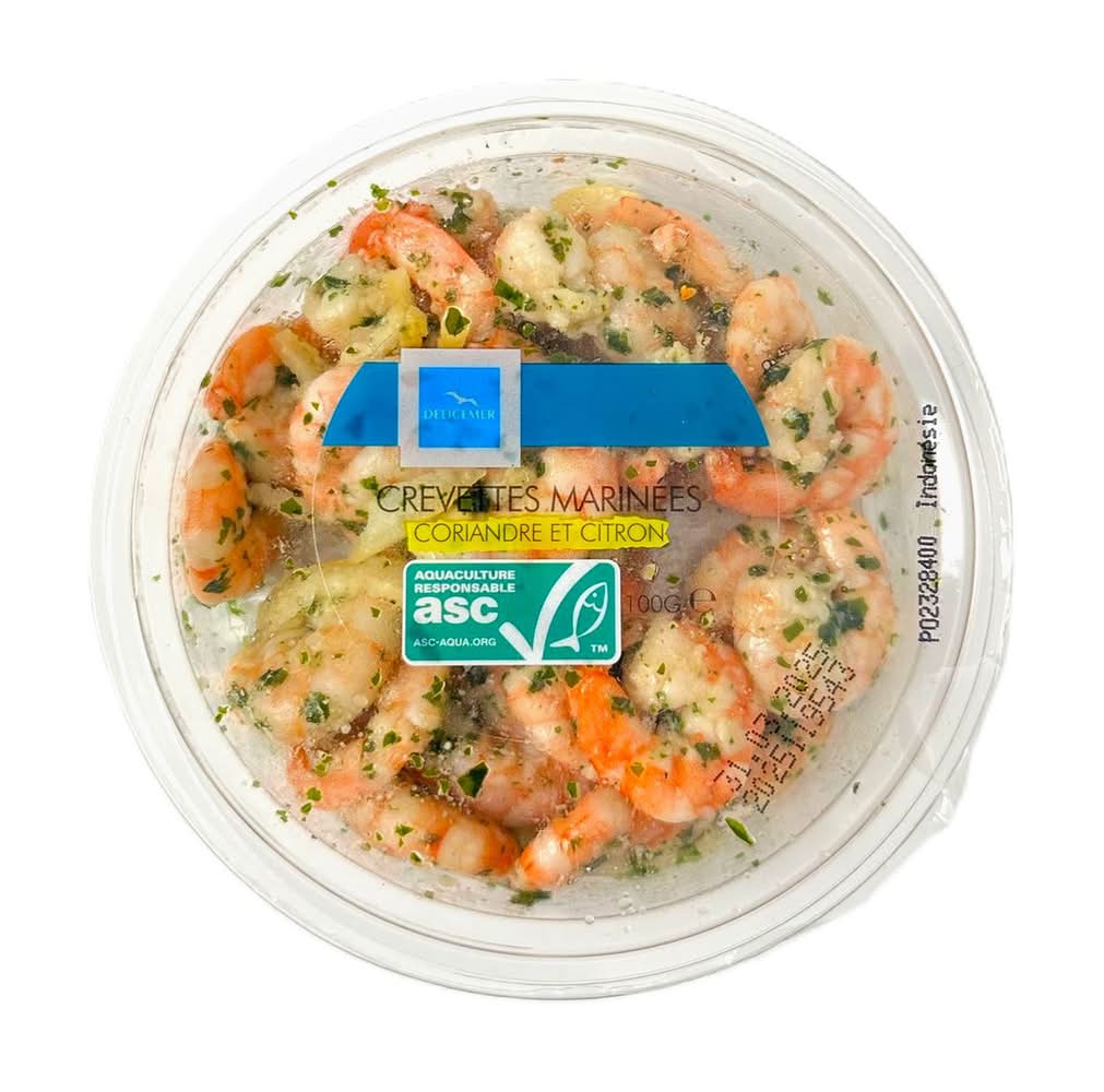 Delicemer - Tartinable crevettes marinées coriandre et citron (100g)