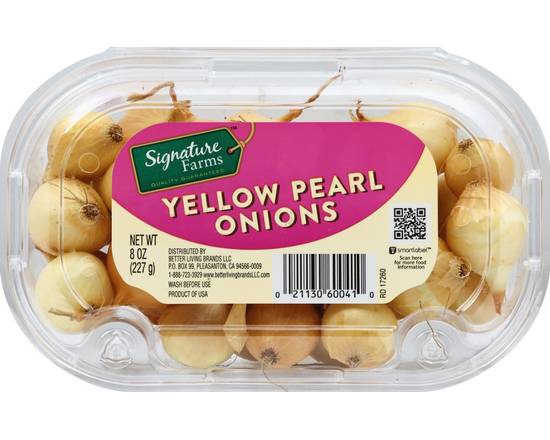 Order Signature Farms · Yellow Pearl Onions (8 oz) food online from Safeway store, Butte on bringmethat.com