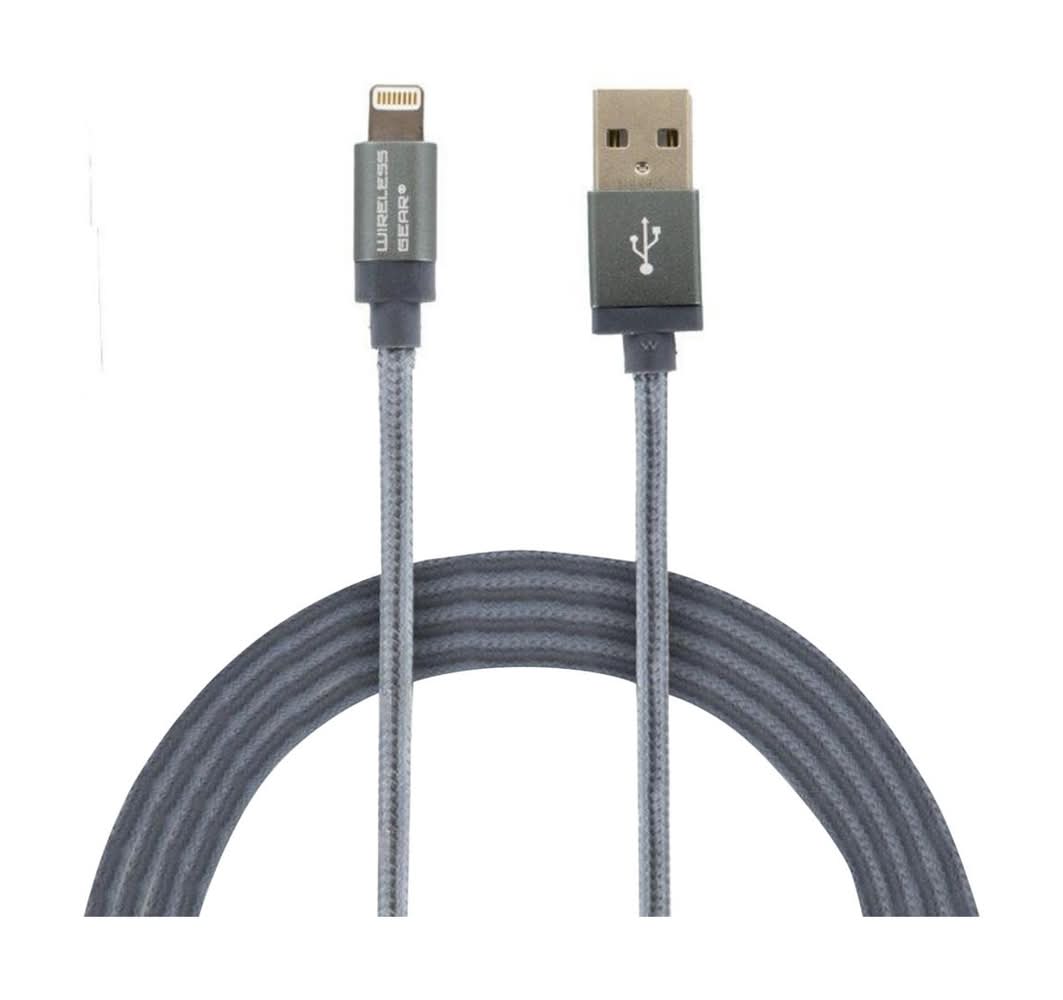 Wireless Gear Lightning Iphone Cable, 10 ft, Gray