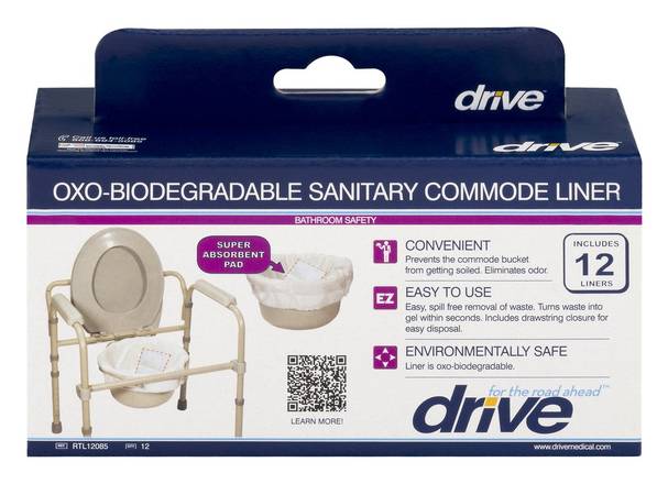 Drive Oxo-Biodegradable Sanitary Commode Liner