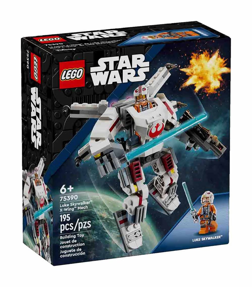 LEGO Star Wars Luke Skywalker X-Wing Mech Buildable Action Figure (195 ct)
