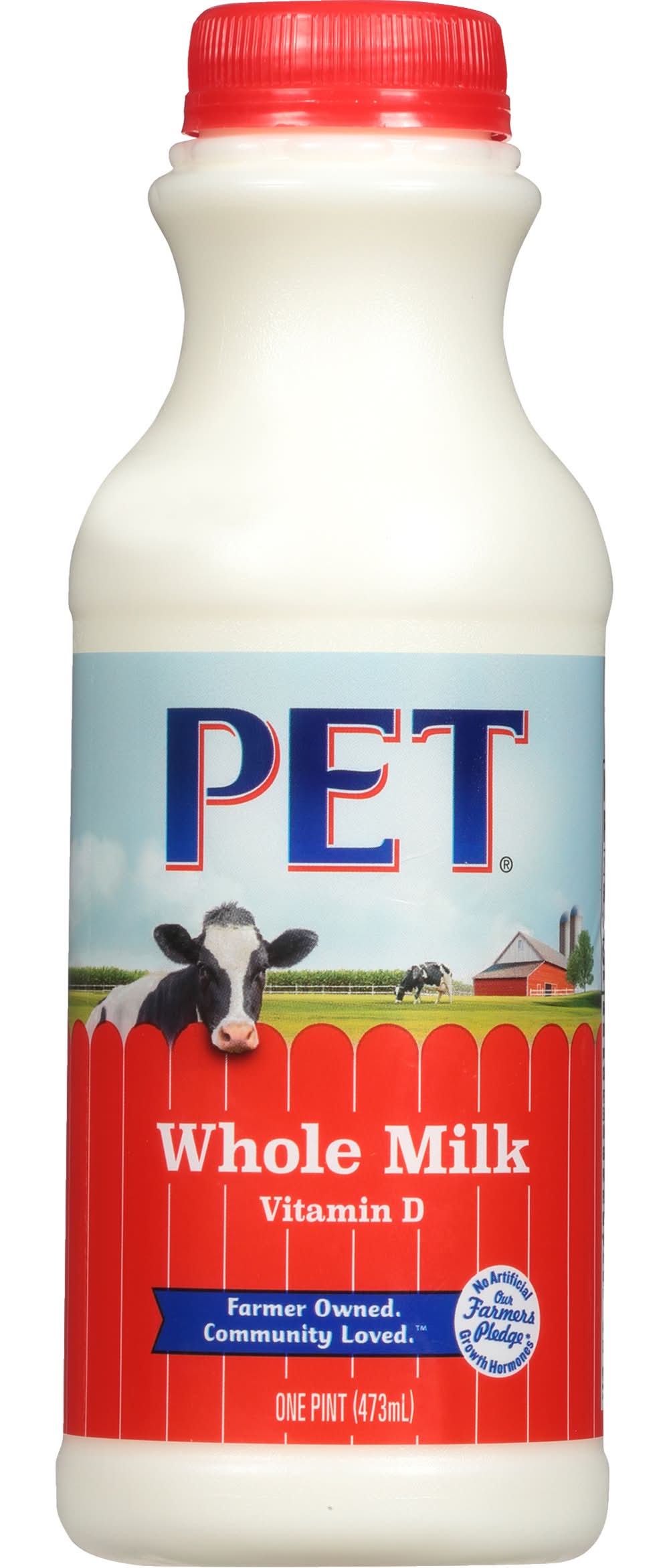 PET Vitamin D Whole Milk (473 ml)