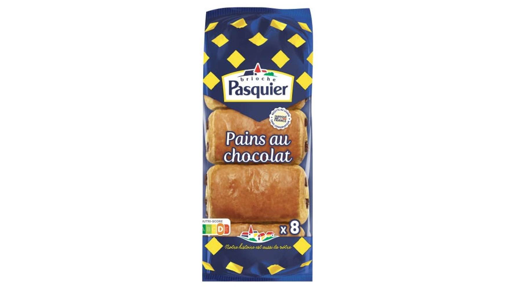 Pasquier - Pains au chocolat au levain (8 pièces)