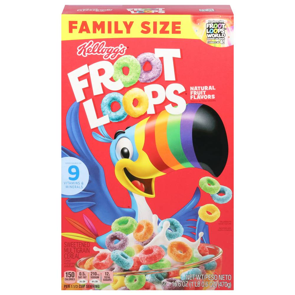 Kellogg's Froot Loops Original Cereal (16.6 oz)