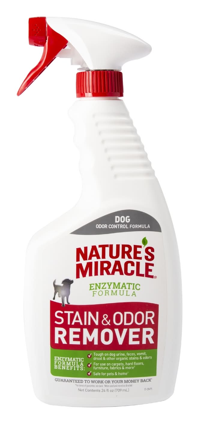 Nature'S Miracle Dog Liquid Enzyme Stain And Odor Remover 24 Oz
