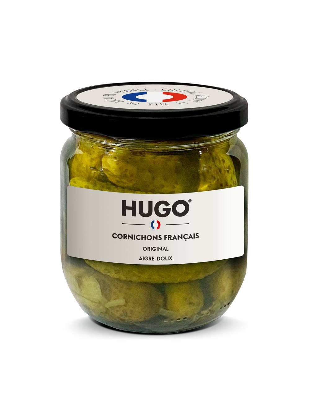 Hugo - Cornichons français à l'aigre doux