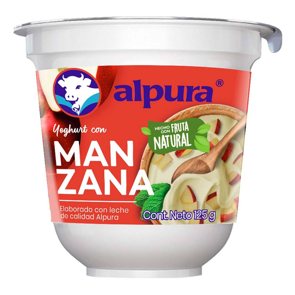 Alpura yoghurt batido (manzana)