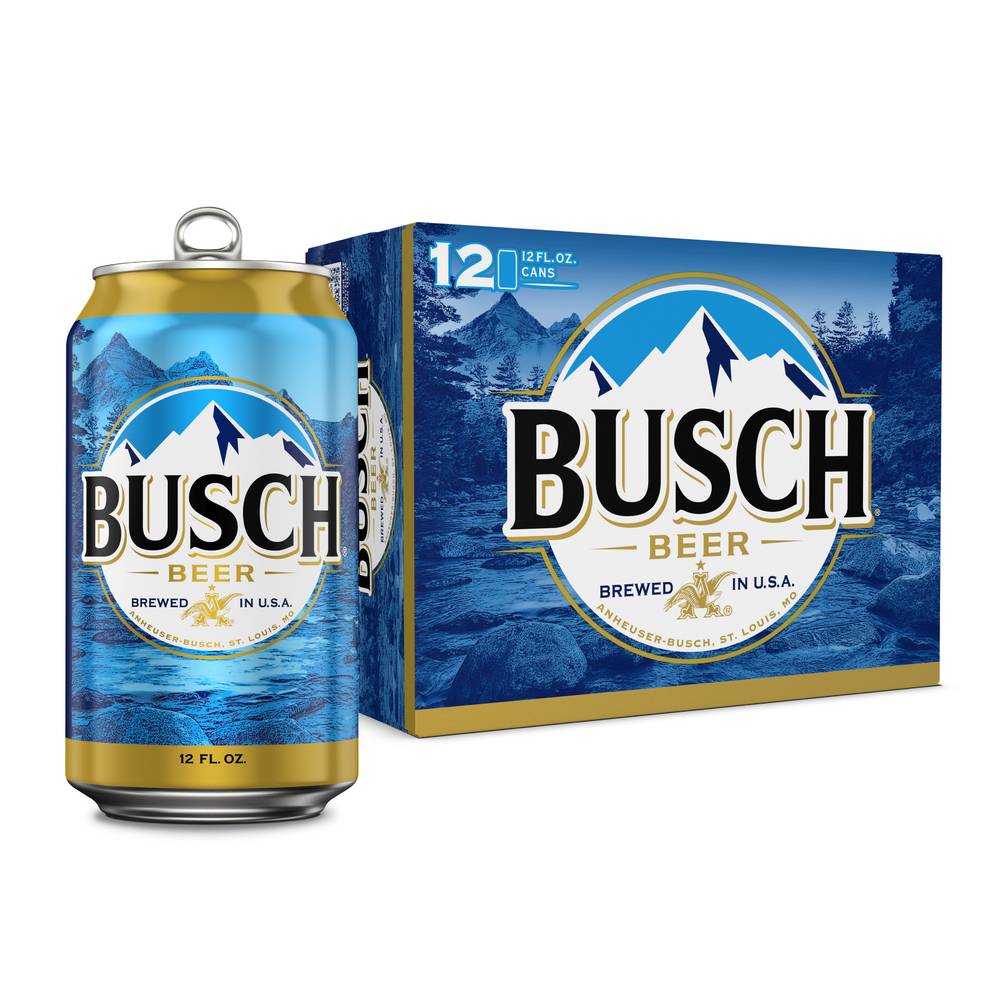 Busch Beer Cans (12 ct, 12 fl oz)