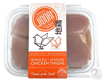 Jidori Chicken Thigh Boneless Skinless - 1.5 Lbs