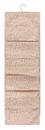 12-Pocket Hanging Shoe Organizer Cheetah
