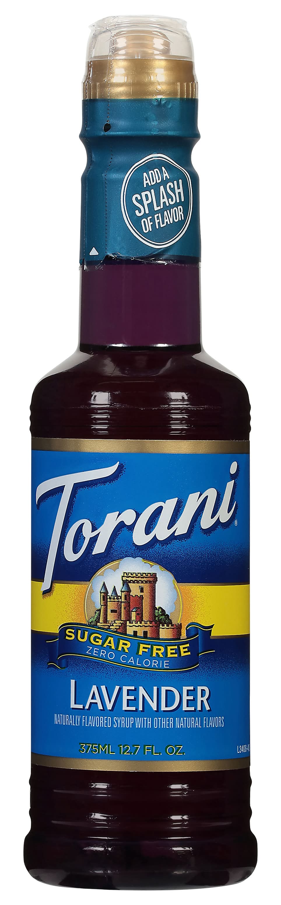Torani Zero Calorie Sugar Free Syrup, Lavender (12.7 fl oz)