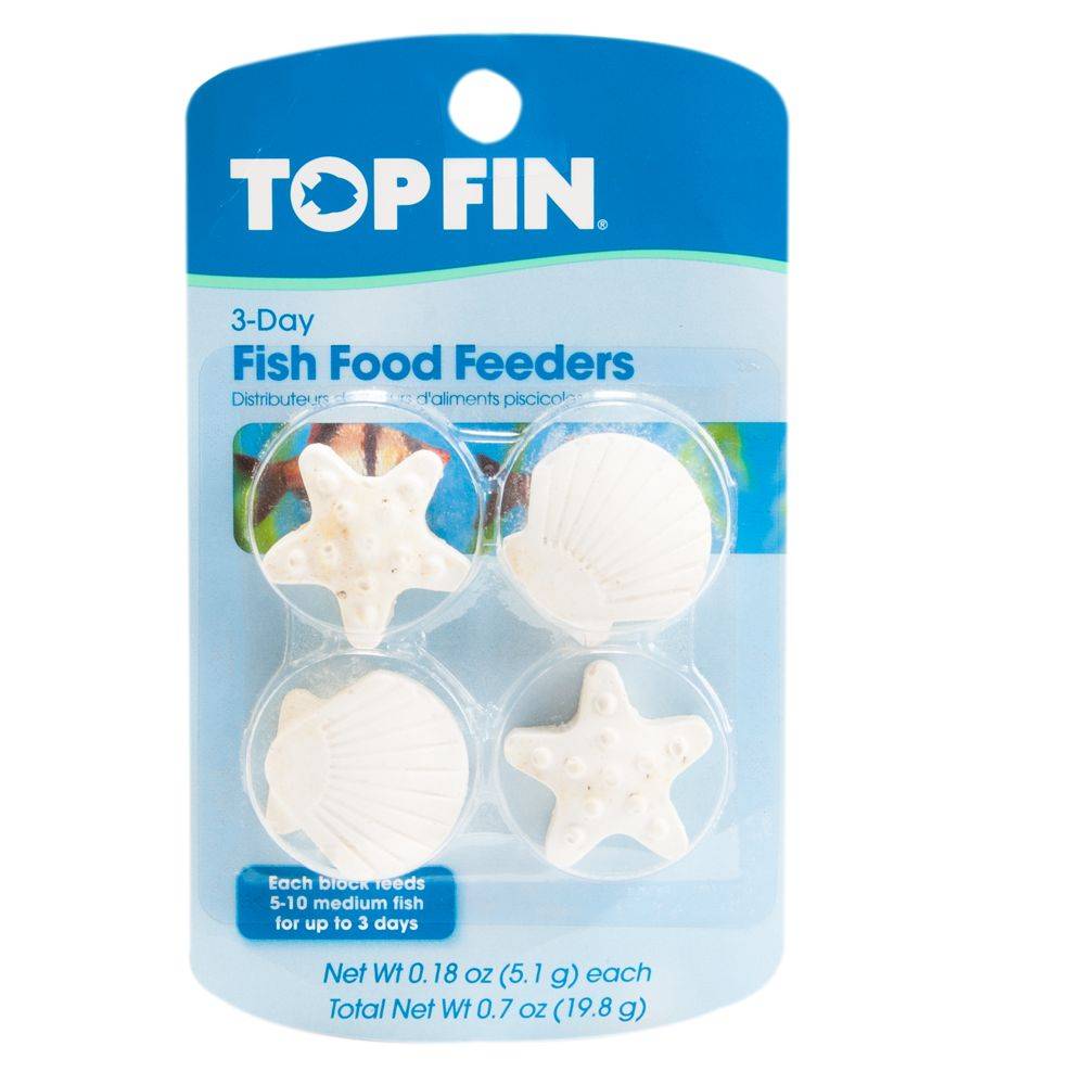 Top Fin 3 Day Fish Food Feeder (0.18 oz, 4 ct)