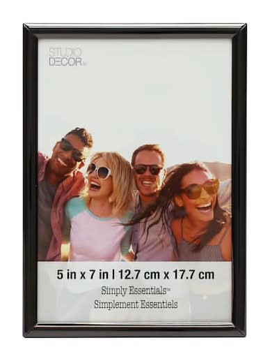 Simply Essentials Black Metal Frame By Studio Decor