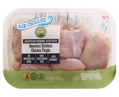 Open Nature Boneless Skinless Chicken Thighs (1.5 lbs)