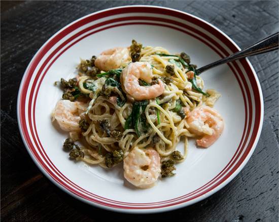 Regular Lemon Garlic Shrimp Spaghetti