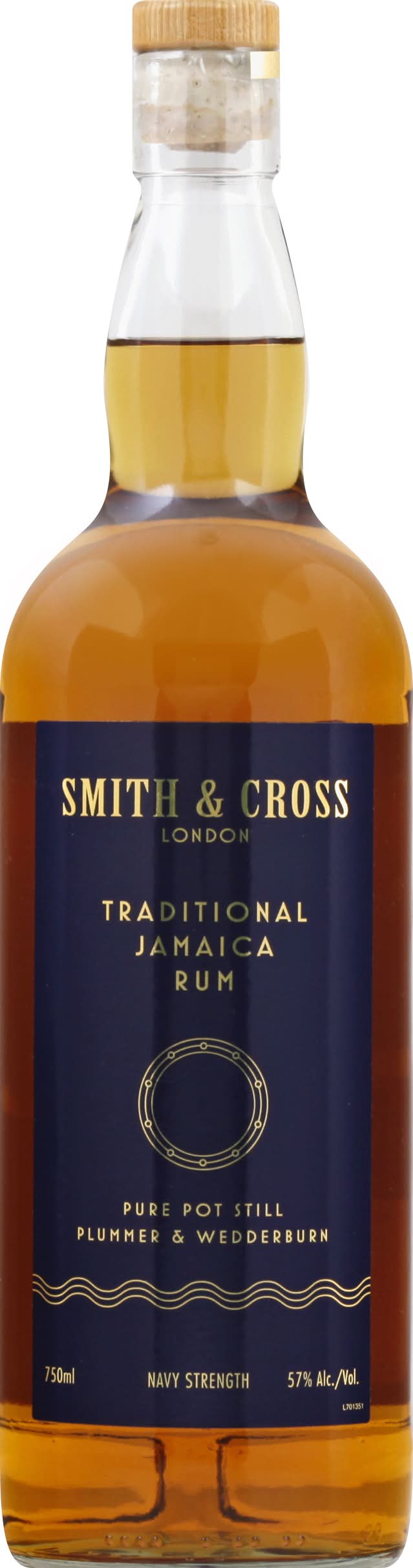 Smith & Cross Traditional Jamaica Rum (750 ml)