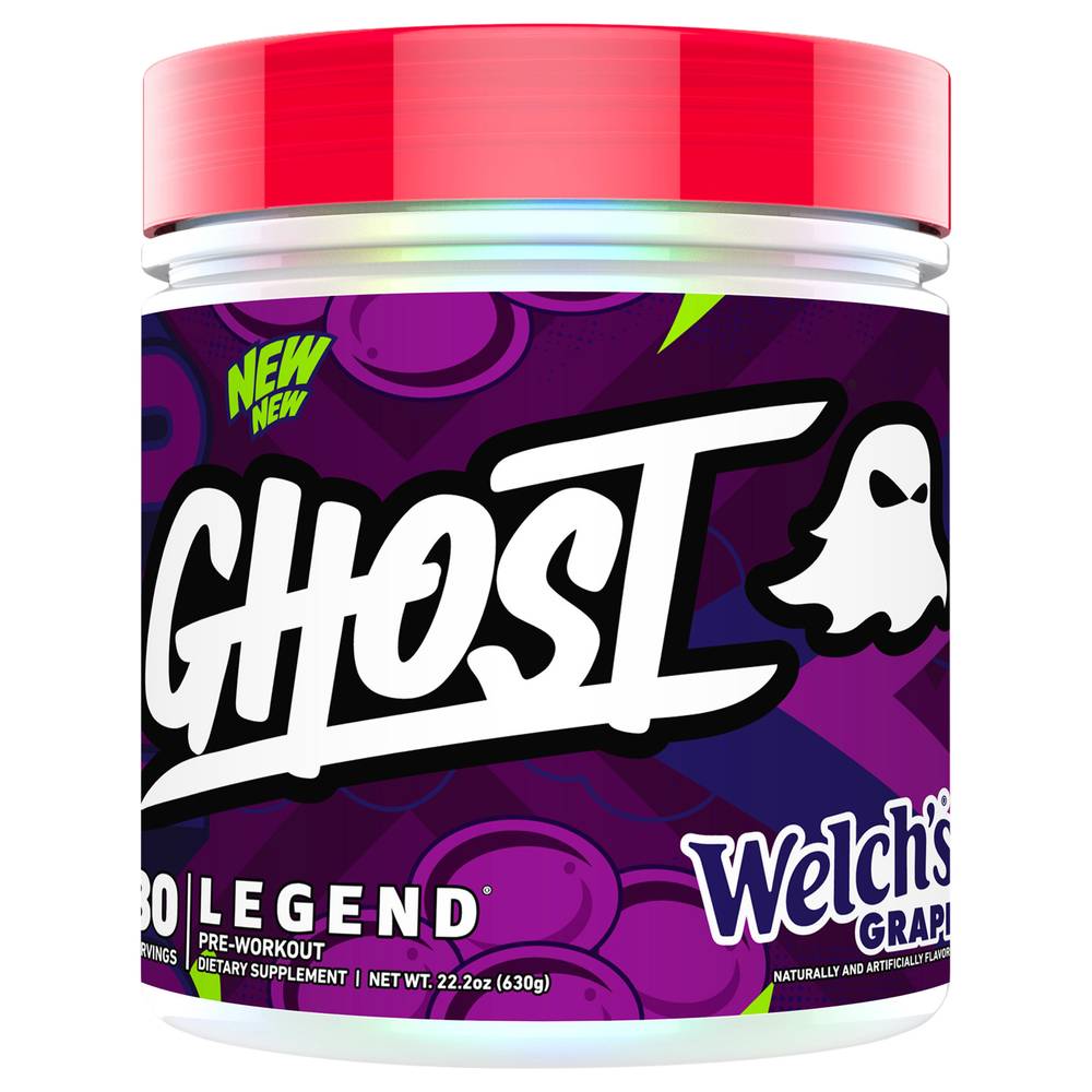 Ghost Legend Pre Workout Dietary Supplement (22.2 oz) (welch's grape)