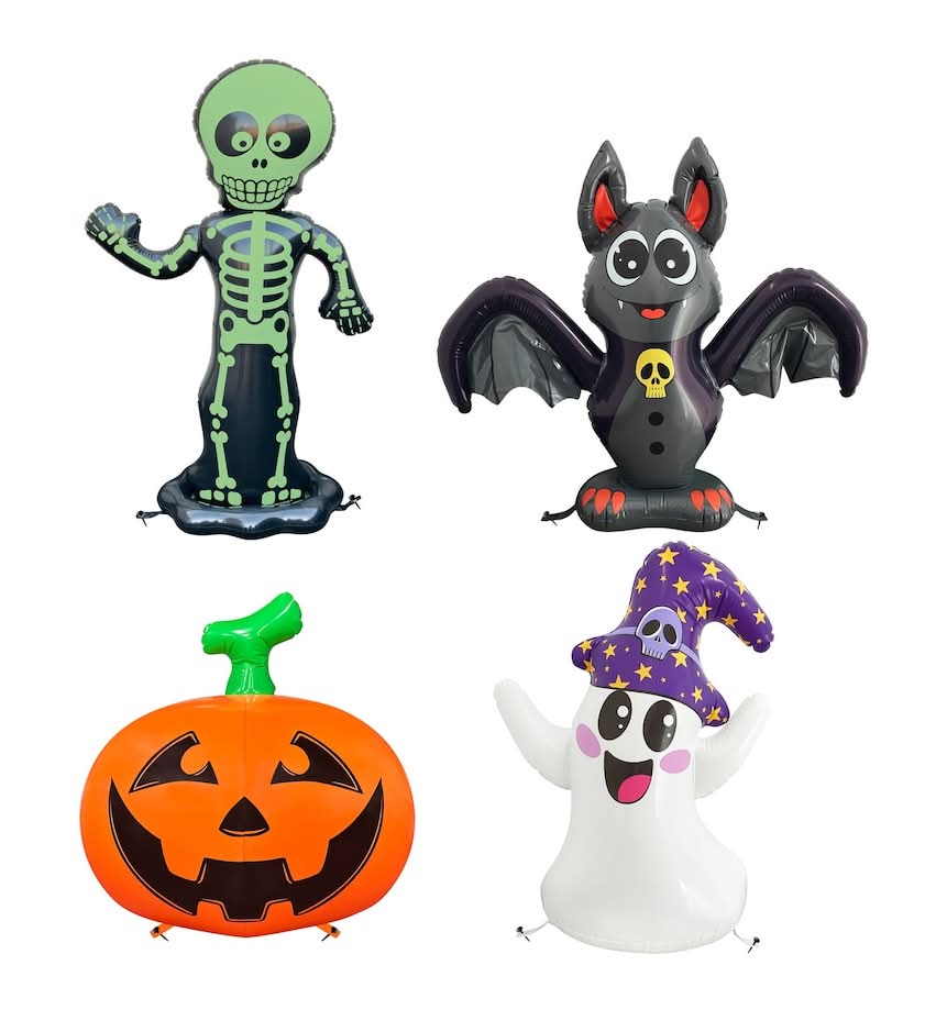Glow-In-The-Door Halloween Inflatable Decoration, 4 ft (7 ct)