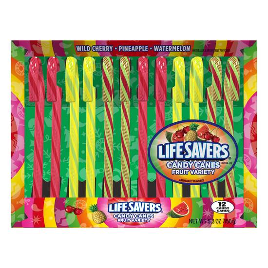 Order Spangler Lifesavers Candy Canes - 12 ct food online from Rite Aid store, Costa Mesa on bringmethat.com