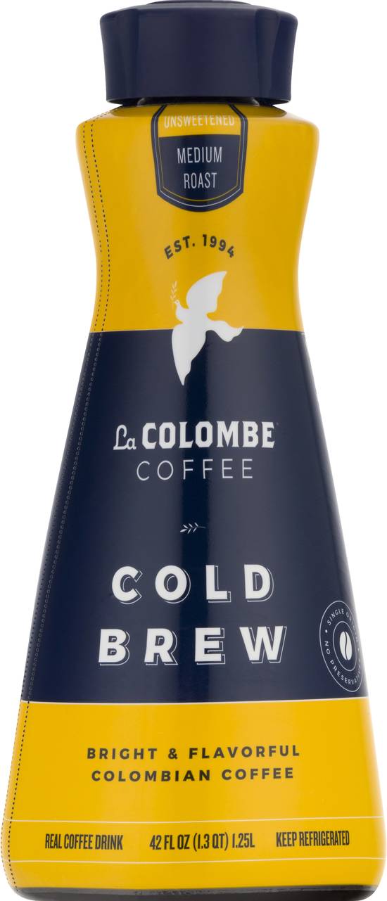 La Colombe Coffee Unsweetened Light Roast Cold Brew Coffee (42 fl oz)