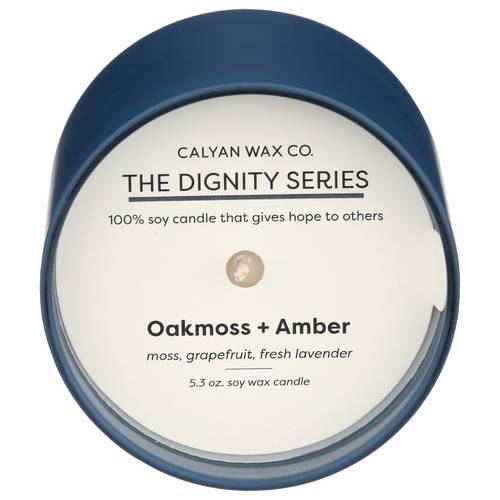 Calyan Wax Co Oakmoss + Amber Soy Wax Candle