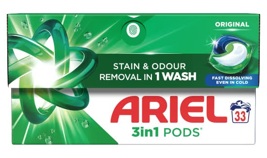 Ariel All in 1 Pods Washing Capsules (33 pack)