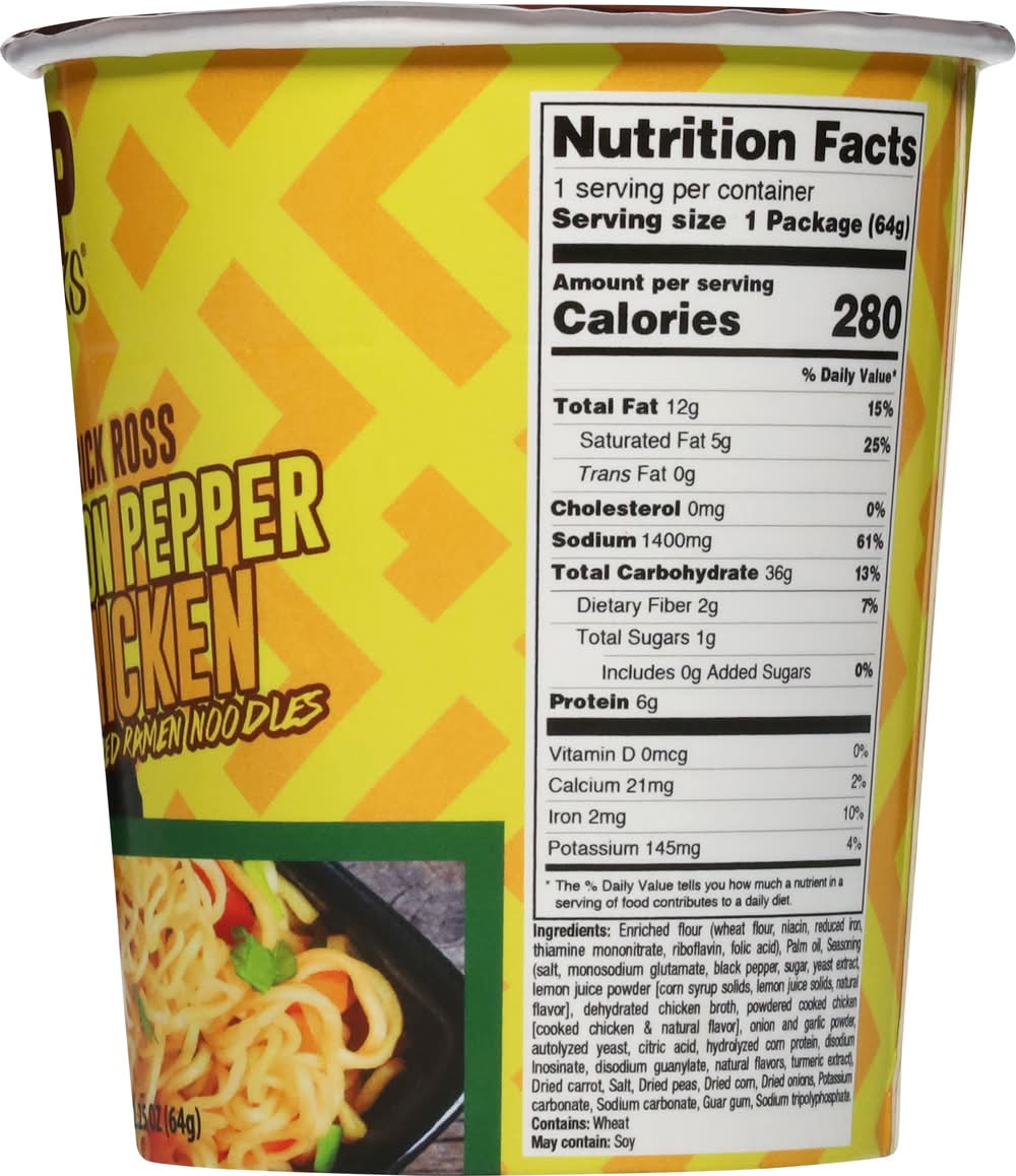 Rap Snacks Rick Ross Ramen Noodles, Lemon Pepper Chicken (2.25 oz