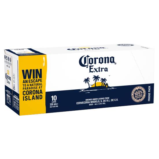 Corona Lager Beer Cans (10 ct, 330ml)