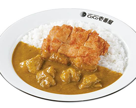 THEチ�キンカレー＋パリパリチキン THE chicken curry with lightly crisped chicken