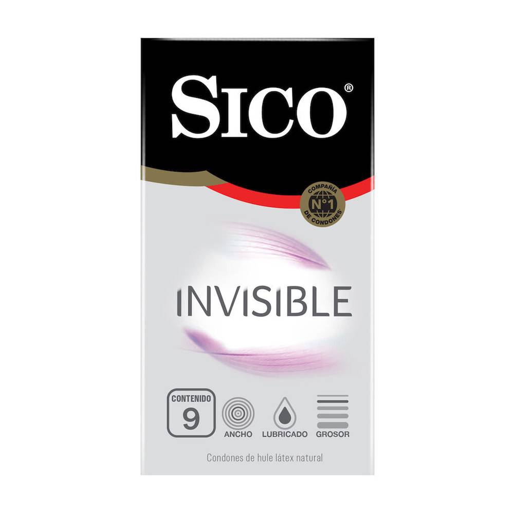 Sico · Invisible condones de látex (400 g)