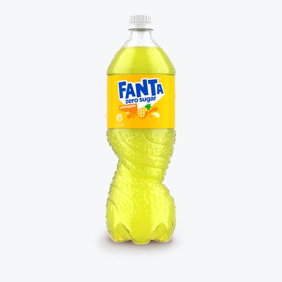 Fanta® Pineapple Zero Sugar 1.25L