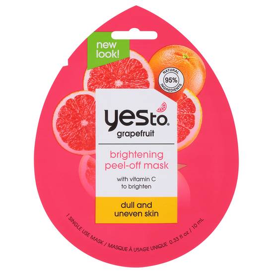 Yes To Grapefruit Brightening Peel-Off Mask