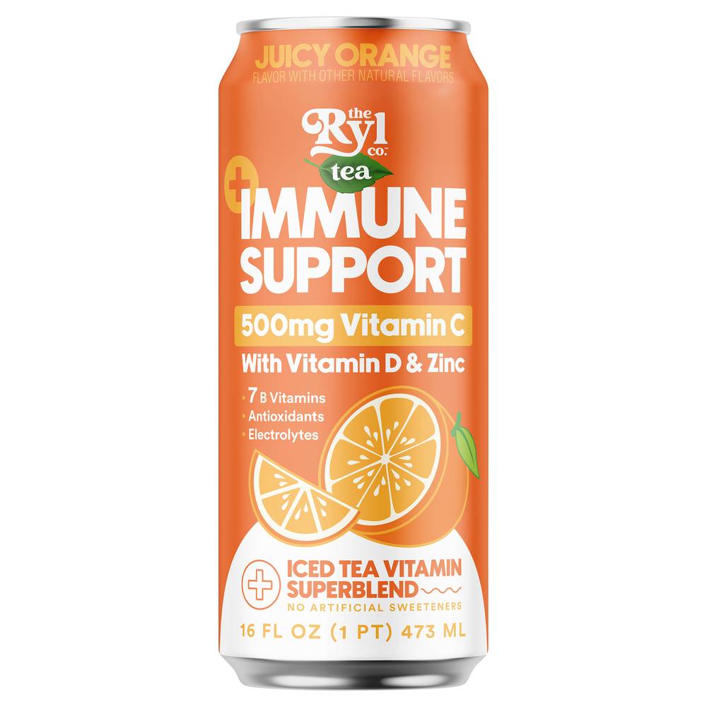 The Ryl Company Juicy Immune Support Iced Tea, Orange (16 fl oz)