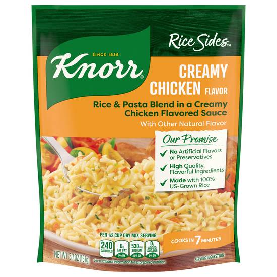 Knorr Rice Sides Creamy Chicken Flavor Rice & Pasta Mix