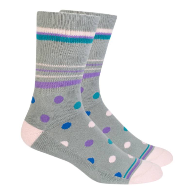 Dr. Segal's Diabetic Sock - Grey Line - Small/Medium