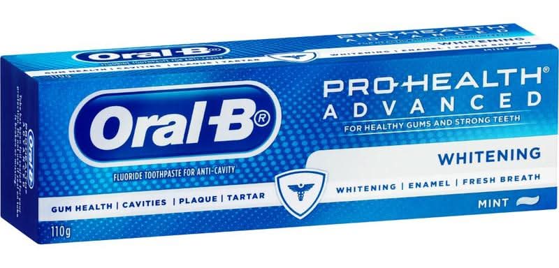 Oral B Advanced Whitening 110g
