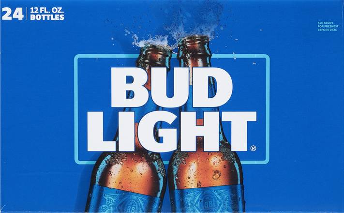 Bud Light Lager Beer (24 ct, 12 fl oz)