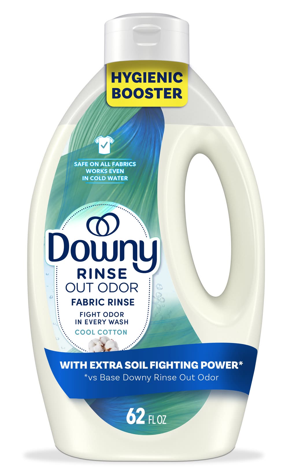 Downy Out Odor Fabric Rinse, Cool Cotton (62 fl oz)